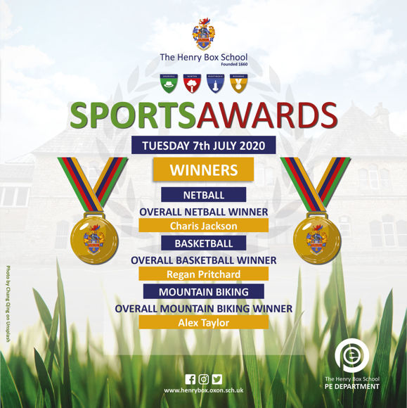 Virtual Sports awards Results for media Tue 7th 12pm