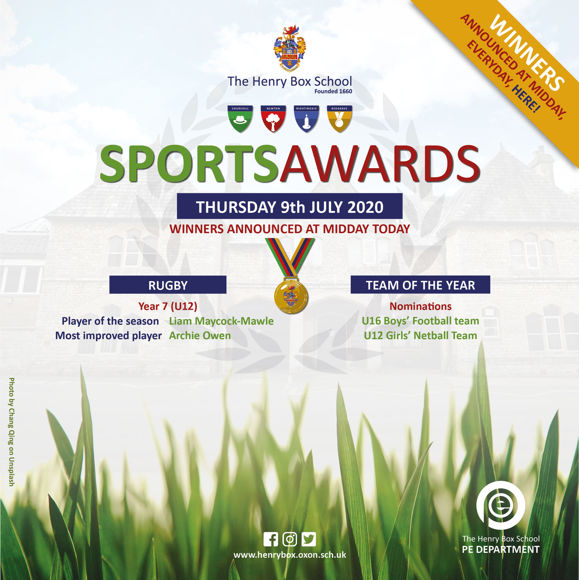 Virtual Sports awards Results for media Thur 9th 9am