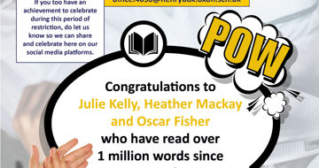 Celebrating student success - Millionaire readers