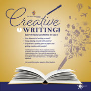 Creative Writing Club poster 1219