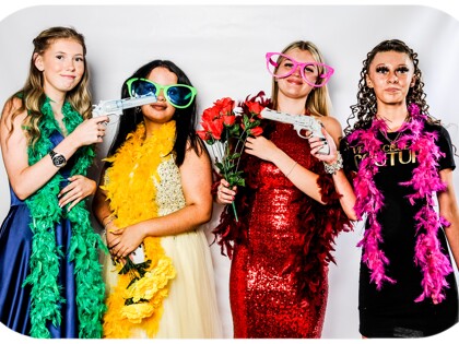 Year 11 Leavers' Prom photo booth 2022