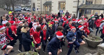 Year 7 Santa run raises £1574