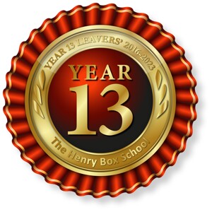 Y13 leavers rosette logo 2023