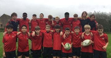 Year 8 Rugby versus Bartholomew School 