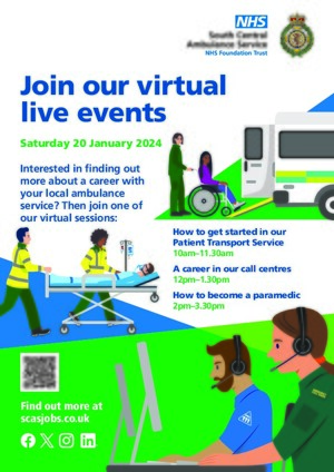 Nhs scambulanceservice live chats poster 2024 final