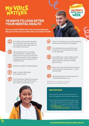Cmhw 24 top tips for young people