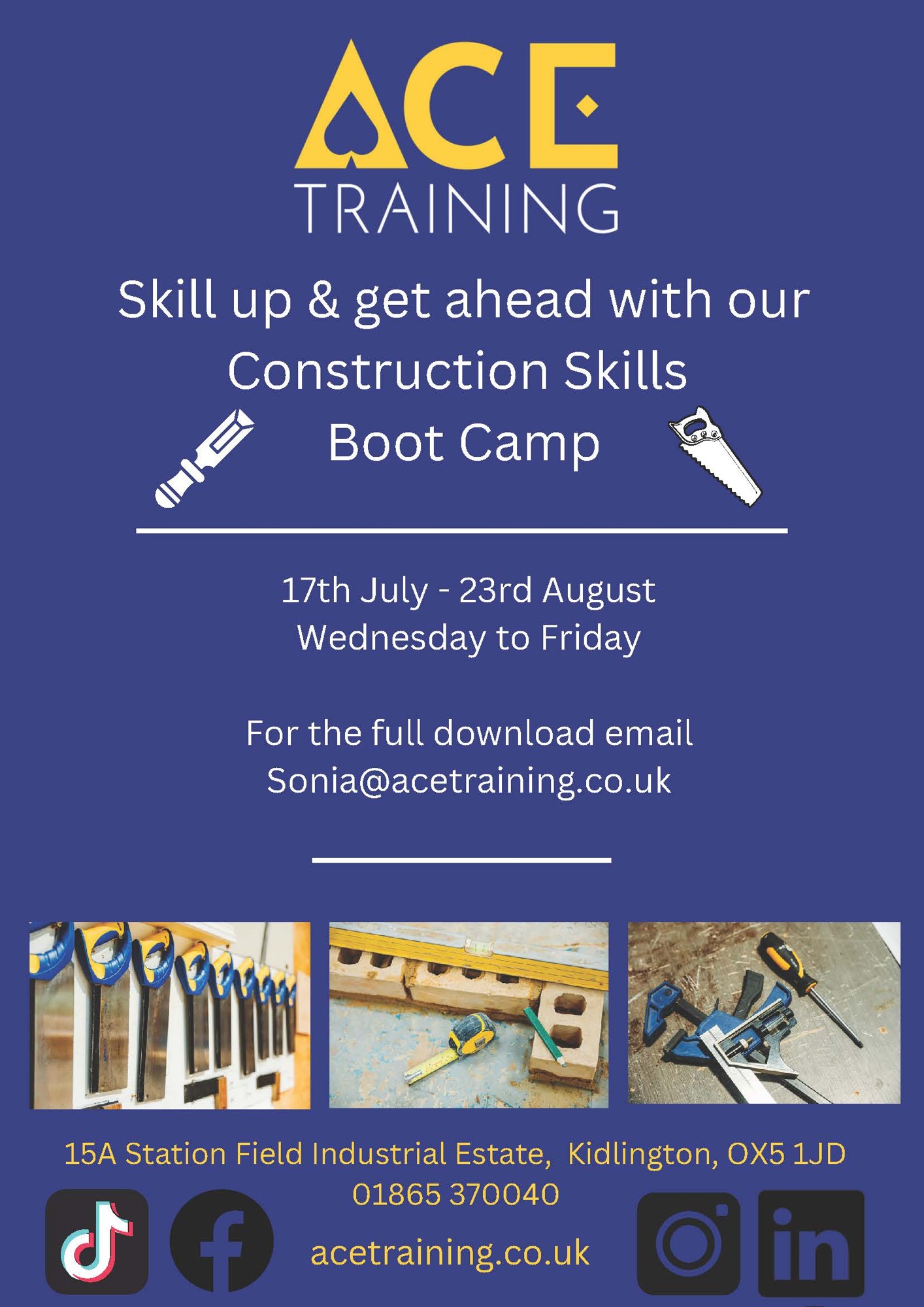 Ace training construction summer bootcampjuly2024
