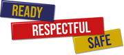 Ready respectful safe logo