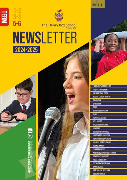 Hbs newsletter term 5 6 2025 cover