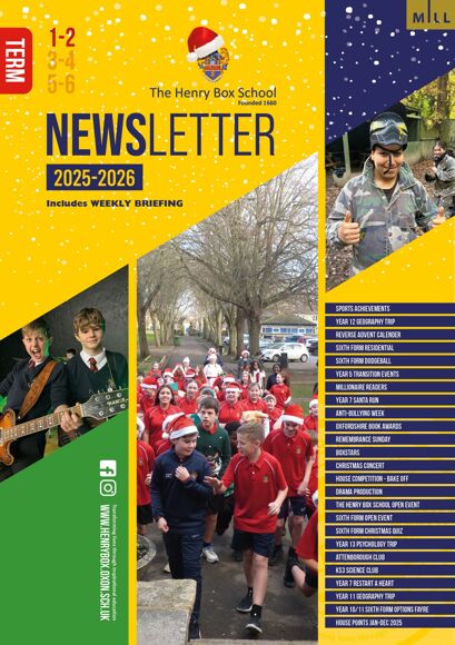 HBS Newsletter TERM 1 2 2025 26 cover