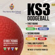 KS3 Dodgeball poster 0224